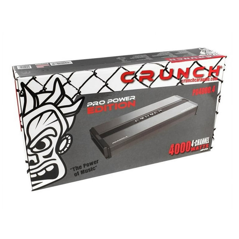 Crunch Power Drive PD4000.4 Bridgeable Amplifier (4,000 Watts Max