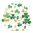 thumbnail image 5 of CYRBOKO Graphic Tee for Girls, Crewneck 3/4 Sleeve St. Patrick's Day Soft Tops for Holiday Multicolor Size 3-4 T, 5 of 5