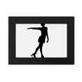 thumbnail image 1 of Winter Female Skating Sport Pattern Desktop Photo Frame Ornaments Picture Art Painting, 1 of 3