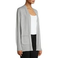 thumbnail image 4 of Time and Tru Women's Open Front Cardigan Sweater, 4 of 6