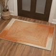 thumbnail image 4 of 2x7 Area Rugs for Hallway Runner, Machine Washable Non Slip Low Pile Indoor Rug, Lightweight Print Carpet for Laundry Room, Bedroom, Bathroom, Entryway, Linear Geometry Pattern, Terracotta Beige, 4 of 4