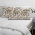 thumbnail image 3 of Dark Sage Green Botanical Pillow Covers, Linen Long Throw Pillow Case, Spring Floral Summer Botanical Retro Holiday Pillow Protector Decorative Cushion Cover for Living Room/Bedroom 12" x 20", 3 of 8