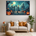 thumbnail image 5 of Black Cat Halloween Banner Spooky Graveyard Gothic Gate Decor for Outdoor Events Holiday Parties Night Celebrations, 5 of 9