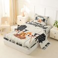 thumbnail image 2 of Erosebridal Kids Camping Twin Sheet Sets For Travel Trailers Twin Sheet Sets,Old Barn Door Rustic Style Bedding 3-Piece, 2 of 6