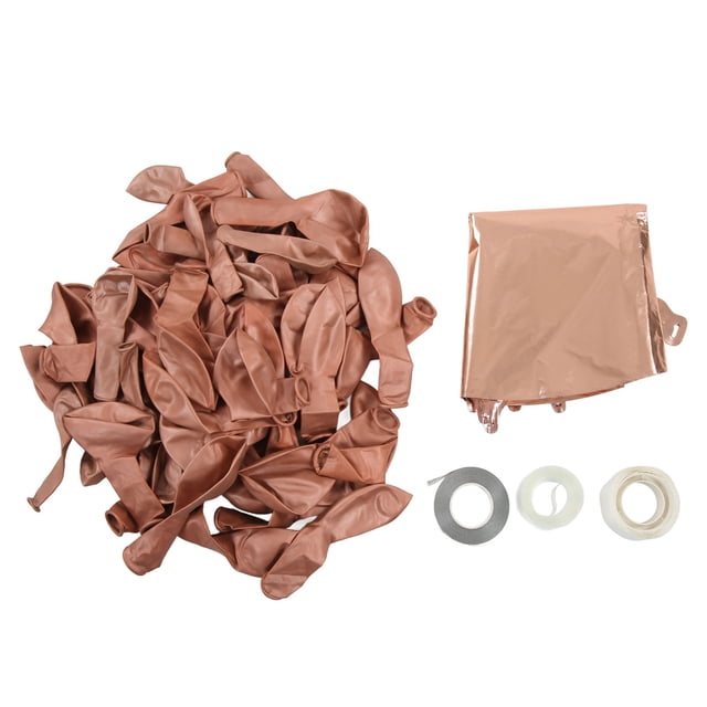 Kit de guirnaldas de globos, precioso Material de látex Natural, duradero, amplia aplicación, globos de fiesta para fiesta, boda, vacaciones, oro rosa