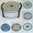 thumbnail image 3 of Mandala absorbente posavasos mujeres regalos de cumpleaños 6 Gloria Posavasos De Cerámica Redondos, 3 of 6