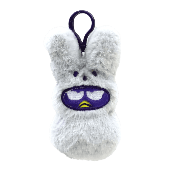 Sanrio Badtz-maru™ x PEEPS® Bunny Plush Backpack Clip Toy for Easter