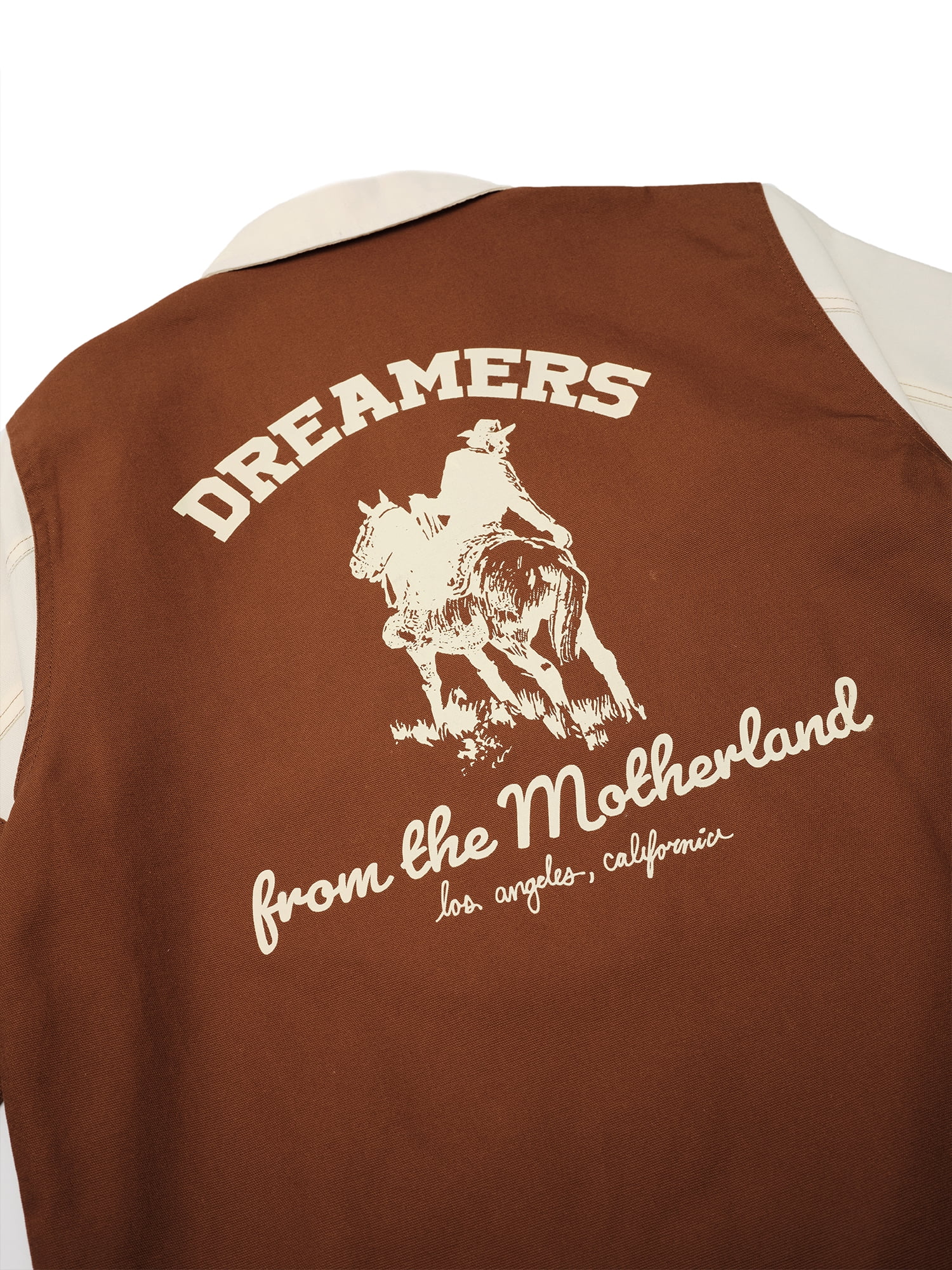 Wish Me Luck Men's Dreamer's Graphic Print Workwear Style Jacket, Sizes S-3XL