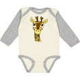 thumbnail image 3 of Inktastic Cute Giraffe Boys or Girls Long Sleeve Baby Bodysuit, 3 of 5