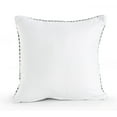 thumbnail image 5 of Ox Bay Hampton 18" x 18" Black/White Geometric Cotton Adult Decorative Throw Pillow Cover, 5 of 6