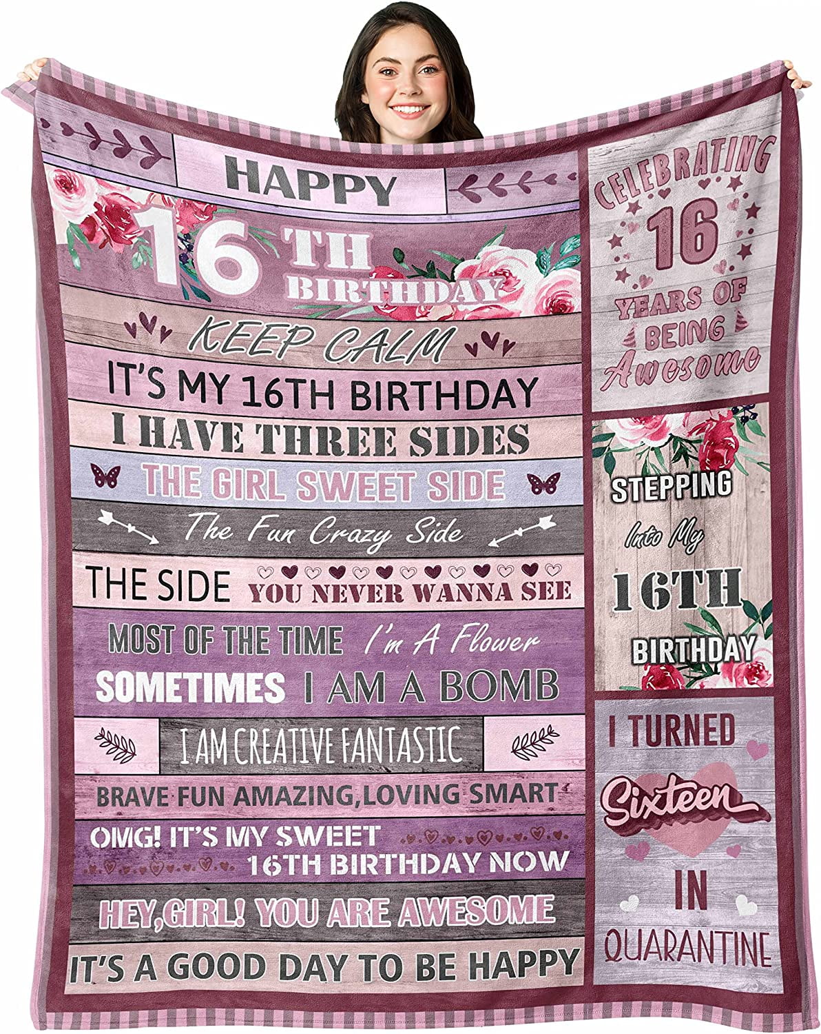  Gevuto 11 Year Old Girl Birthday Gift Ideas Blankets - Birthday  Gift for 11 Year Old Girls Throw 50X60- 11th Birthday Gifts for Girls -  11th Birthday Decorations for Girls 