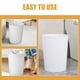 thumbnail image 2 of Cubo de basura de plástico, cesto para basura de baño, sin tapa, 2 of 8
