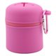 thumbnail image 4 of Caja para pesca con mosca, aparejos de pesca, con cremallera y mosquetón, estuche portátil Rosa, 4 of 9