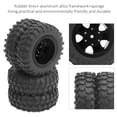 thumbnail image 3 of NestledNature RC Truck Tire: 2Pcs RC Rear Twin Tire Wheel Tyre, 55mm Dia, Fit For WPL D12 1/10 Remote Control Truck, 3 of 8