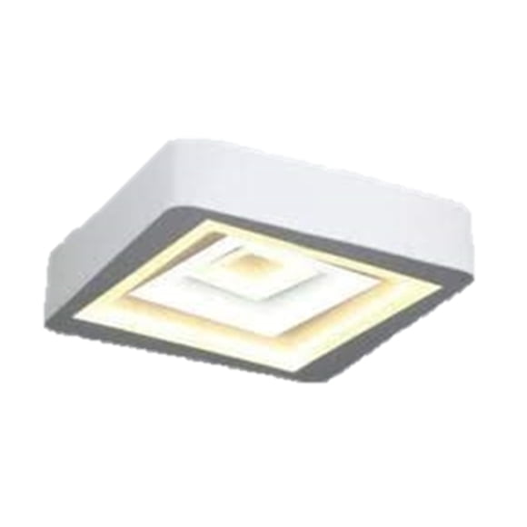 Plafon Amapola Cuadrado Iluminación Luz Vic Blanco Innovador