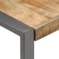 thumbnail image 3 of vidaXL Coffee Table 120x120x40 cm Rough Mango Wood, 3 of 4