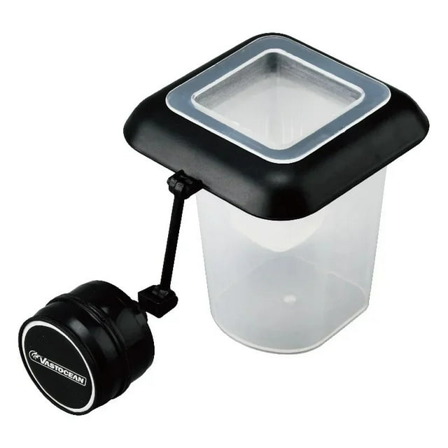 Aquarium Tasse de Ver Rouge Congelé Mangeoire Magnétique Nématode Rouge Mangeoire à Point Fixe, Facile à Utiliser