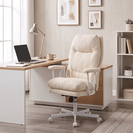 suede ergonomic office chair with product