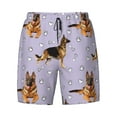 thumbnail image 4 of Lsque Mens Swim Trunks German Shepherd Dog Pattern - Bathing Suit Compression Liner - Beach Swim Shorts Swimwear - (S-3XL) - Stretch Quick Dry -Medium, 4 of 9