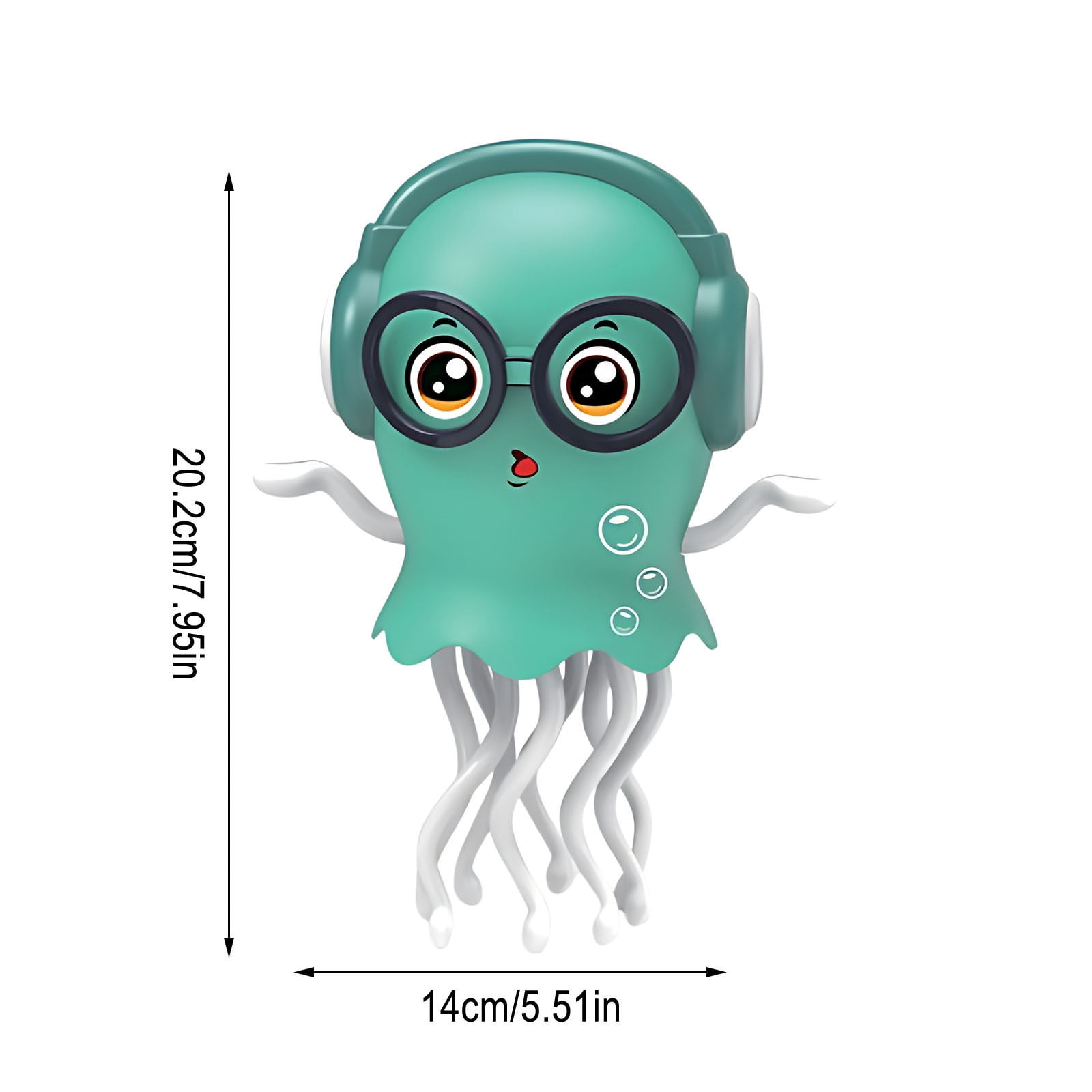 Pyaiiner Dancing Jellyfish Toy Electric Crawling Jellyfish Tummy