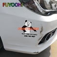 thumbnail image 4 of FUYOOHI Mantén la distancia Mira hacia aquí Decoración creativa para el cuerpo Cubierta para arañazos Pegatinas traseras para el coche a prueba de agua, 4 of 5