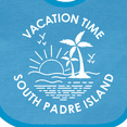 thumbnail image 4 of Inktastic Vacation Time in South Padre Island Boys or Girls Baby Bib, 4 of 4
