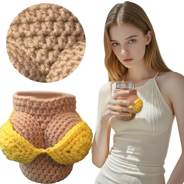 Crochet Bikinis Wine Bottle Sweaters Knitted Wine Bottle For Table Centerpieces