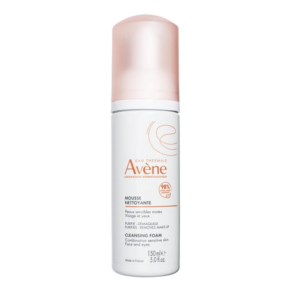 Avène Cleansing Foam Face Wash for Combination Skin, 5 fl oz