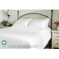 thumbnail image 3 of Delara 100% Organic Cotton Queen Flat Sheet, 400-Thread Count, GOTS Certified, Ultra Soft, Moisture-Wicking, 96 x 105 Inches, Ivory, 3 of 7