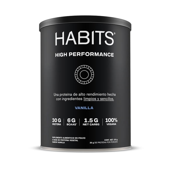 Proteína vegana HABITS Vanilla HP 578g