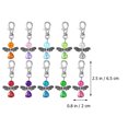 thumbnail image 2 of 50Pcs Angel Key Rings Bag Ornaments Creative Key Chains with Hanging Tags (Mixed Color), 2 of 7