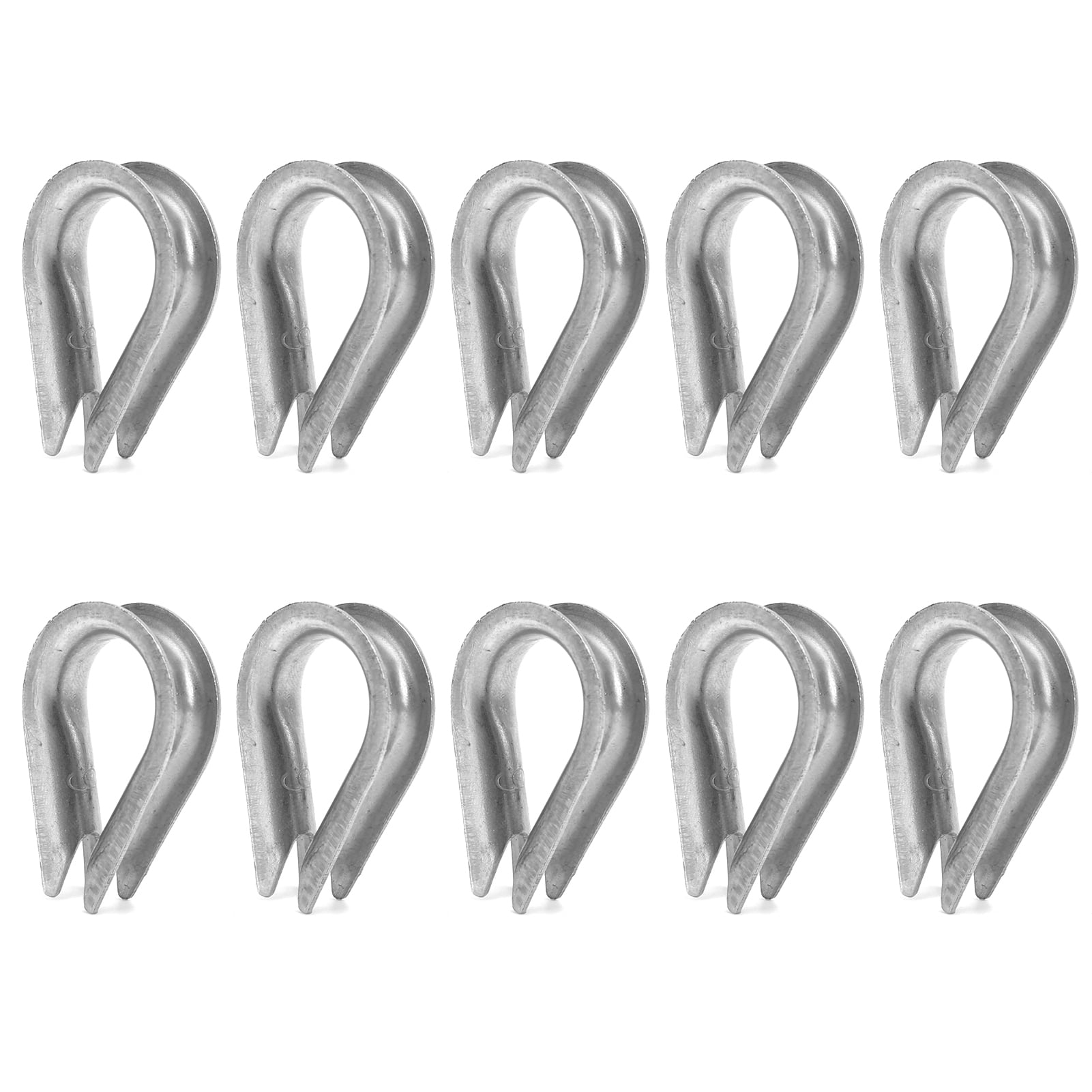 Boat Sleeve Clip, Boat Cable Clip Wire Rope Clamp Thimbles Clip With 10