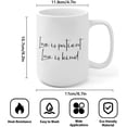 thumbnail image 3 of Coffee Mugs Love is Patient, Love is Kind Mockup Coffee Mug Inspirational Coffee Tea Cup Plain Mug Mockup Gift Ideas for Women Her Cool Birthday Present 15oz, 3 of 8
