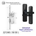 thumbnail image 2 of Tuya Door Locks Biometric Fingerprint Locker Hotel Smart Entry Home Handle App Unlock Digital Intelligent Lock ,More Secure, 2 of 7
