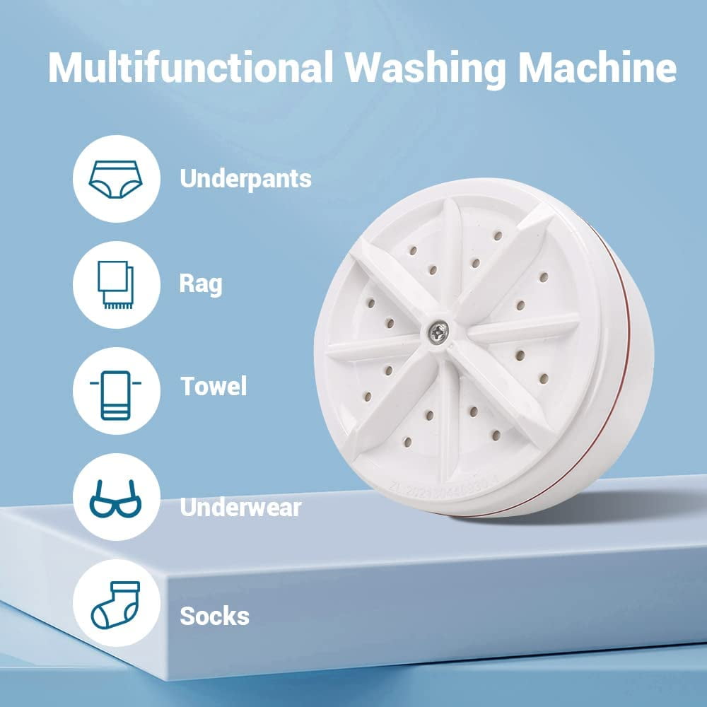 Hoofun Mini Portable Washing Machine with Ultrasonic Cleaning