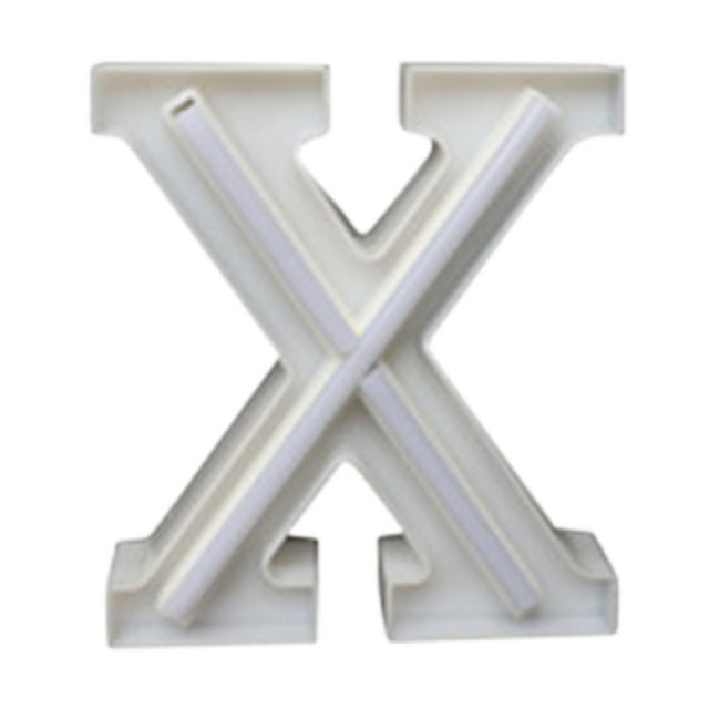 WRXMIJNHGSA Hangs Under $10 LED Letter Lights Light Up Plastic Letters Standing Hanging Warm Wihte Light
