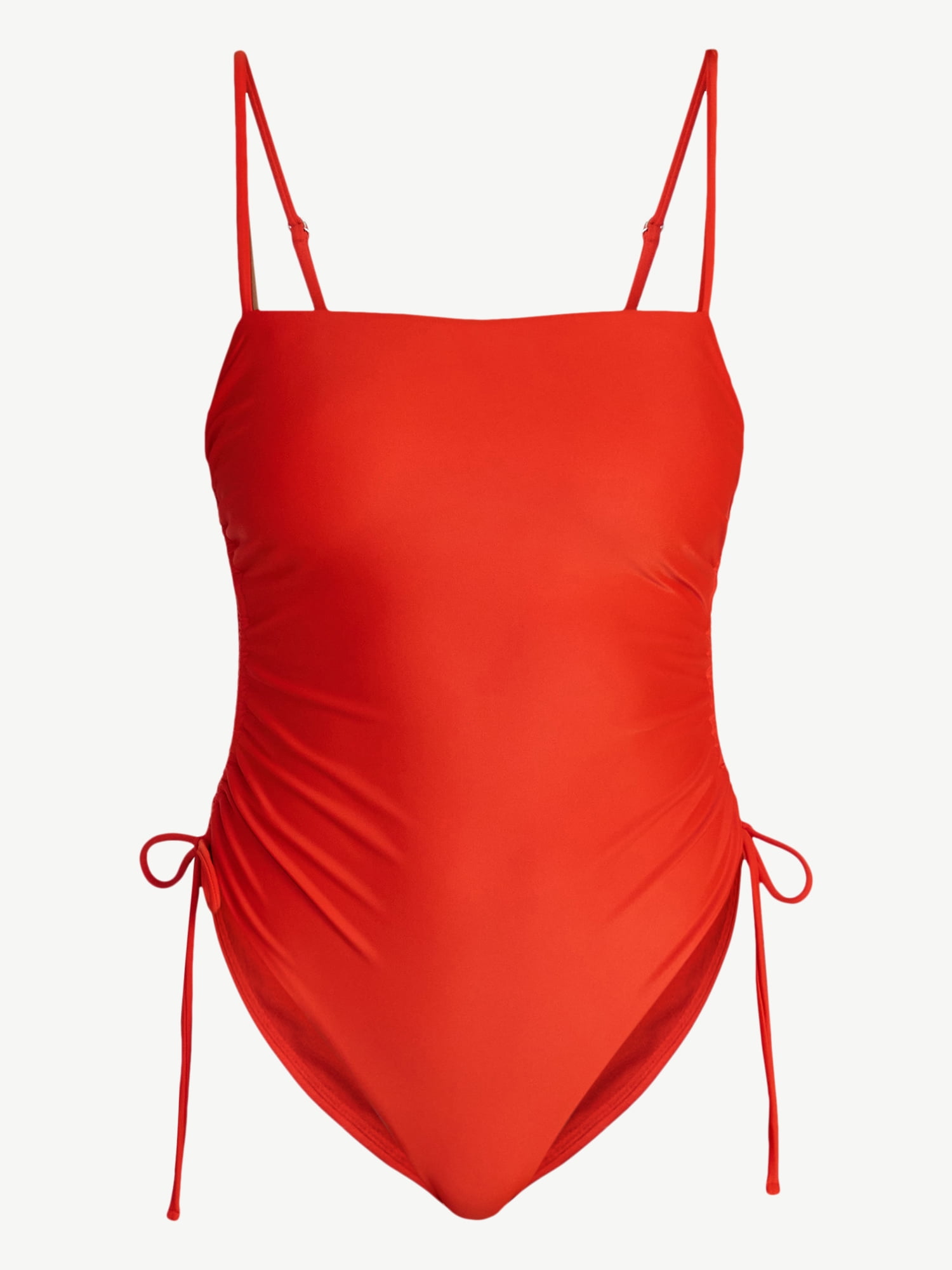 No Boundaries Essentials One-Piece Swimsuit, Women’s XXS-XXL