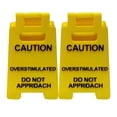 thumbnail image 2 of Dianhelloya Durable 3D Printed Acrylic Desk Sign - "Caution: High Sensory Zone" Clear Fade-Resistant Office Decor, Workplace Safety Sign, Humorous Desk Accessory for Office Cubicle or Home Workspace, 2 of 7