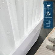 Debonair Waterproof PEVA Bathroom Shower Curtain Liner With Weighted Bottom - 72 x 72 ,Clear