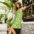 thumbnail image 2 of Balery Guinea Pigs Vestidos de verano para mujer con estampado: vestido holgado sin mangas, vestido playero informal y cómodo para días calurosos., 2 of 7