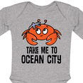 thumbnail image 4 of Inktastic Ocean City Maryland Cute Crab Boys or Girls Long Sleeve Baby Bodysuit, 4 of 5