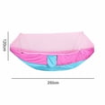 thumbnail image 2 of Automatic Speed Open, Outdoor Single and Double Nylon Cloth Camping Hammock for Camping, 2 of 5