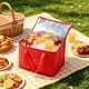 thumbnail image 2 of Yhmxh Bolsa térmica grande y bolsas térmicas para la compra, ideales para reparto de comida. Nevera plegable. Bolsas reutilizables para picnics con base rígida, cierre de cremallera, plegables y re, 2 of 6
