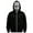Z1 Black, variant on Norvella Mens Halloween Hoodies Metal Mask Hood Full Zip Long Sleeve Hooded Sweatshirt Kangaroo Pocket Regular Fit Casual Jacket