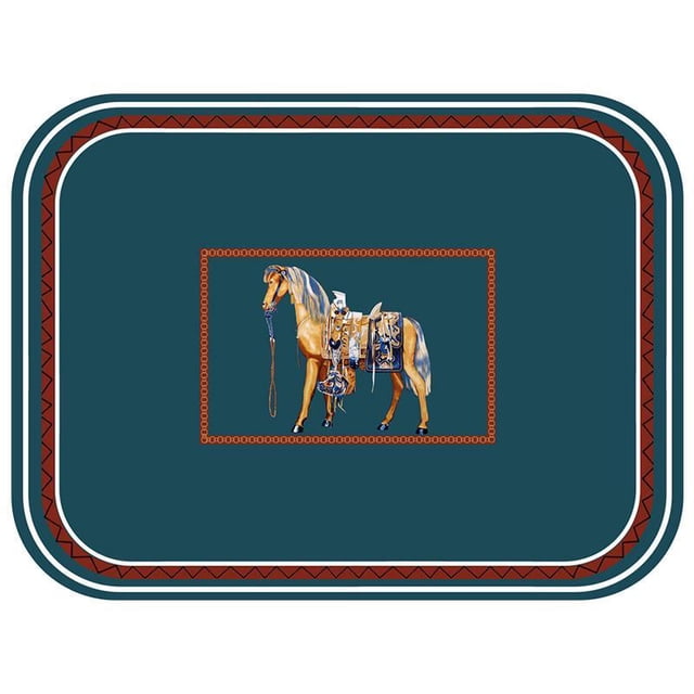 Alfombrilla retro para comida de mil pájaros, impermeable, a prueba de aceite, aislante térmico, antideslizante, resistente al calor, para mesa de casa
