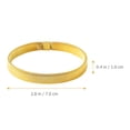 thumbnail image 2 of 4pcs Stretch Sleeve Garters Men Cuff Bracelets Men Metal Armbands Bangles, 2 of 8