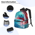 thumbnail image 3 of Disketp Aurora Borealis Village Mochila Ligera Clásica con Múltiples Bolsillos, Mochila Casual para Hombre y Mujer, Ideal para Escuela, Trabajo y Viajes, 3 of 6