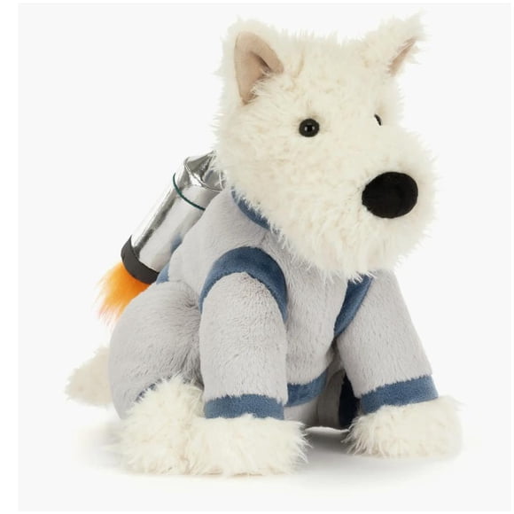 Jellycat Space Munro Scottie Dog Stuffed Animal, 9 inches - Intergalactic Adventure Plush Toy - Limited Edition Collectible Gift