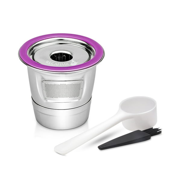 Jinnoda Stainless Steel Coffee Capsule Cup Reusable K Cup for Keurig 2.0/1.0 Filter