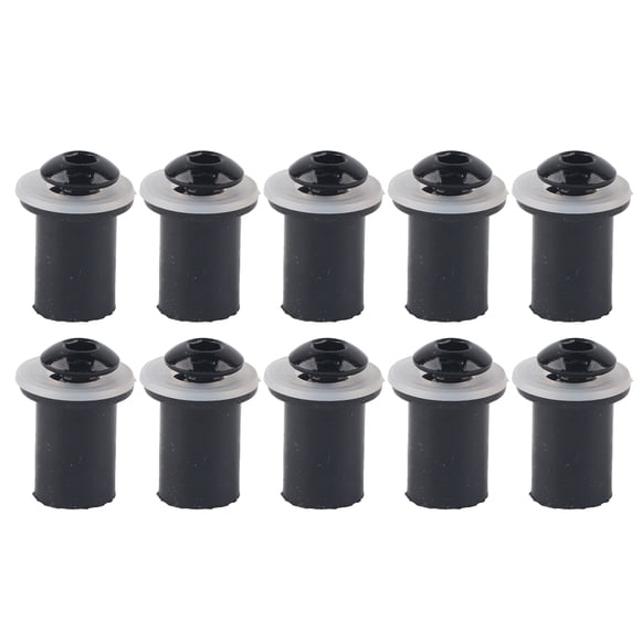 10 tornillos hexagonales interiores universales para parabrisas de motocicleta M5, color negro